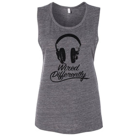 Wired Differently Women's Muscle Tee (Runs a size smaller than usual)