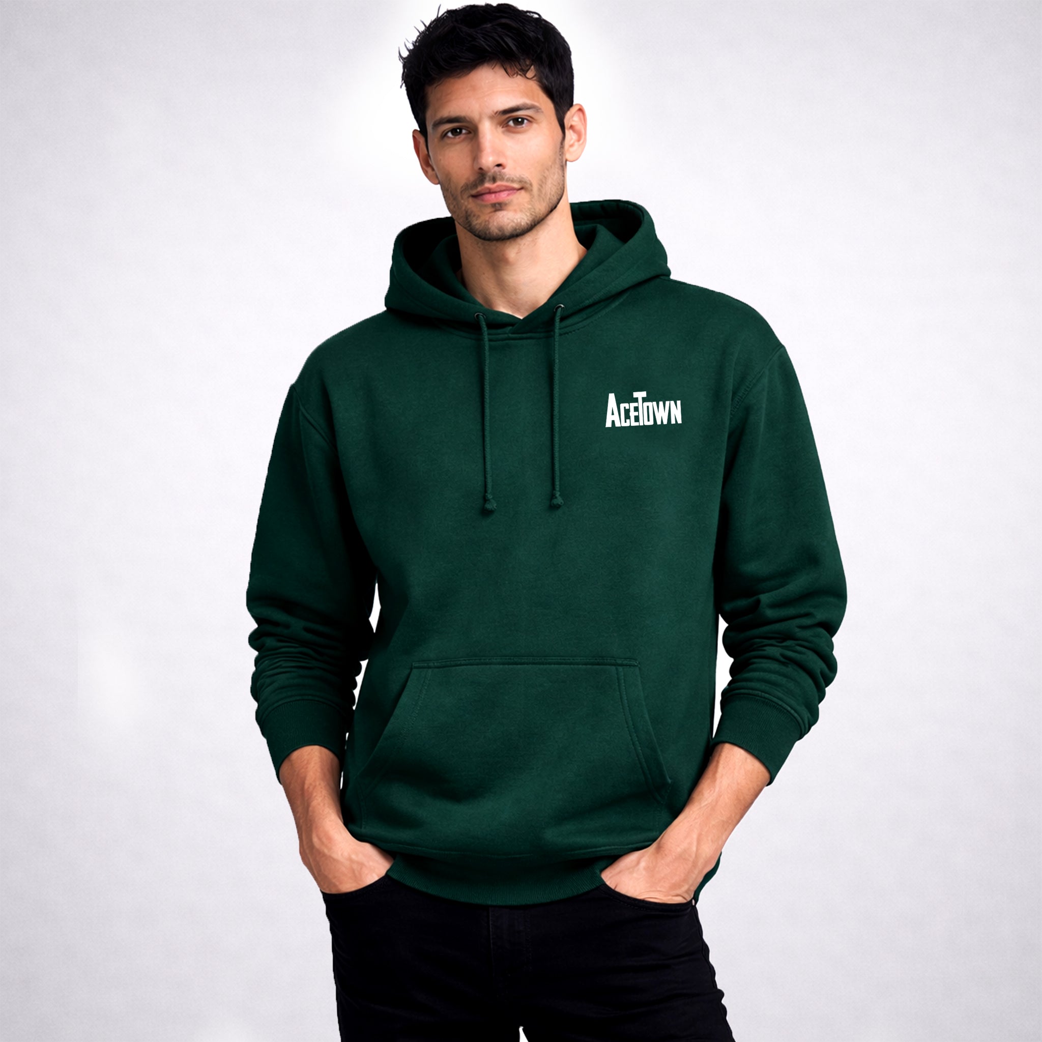 Acetown Corner Logo Pullover Hoodie