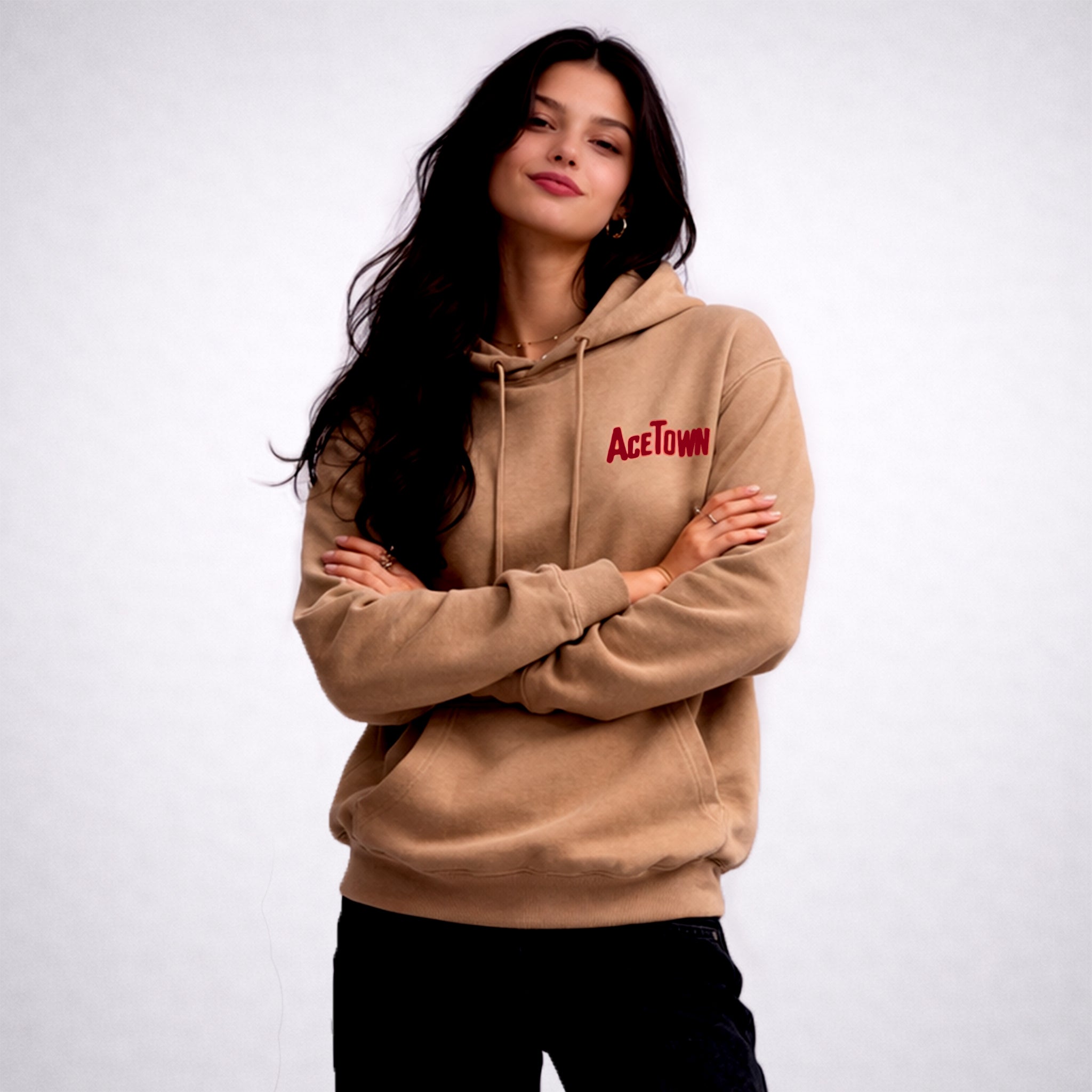 Acetown Corner Logo Pullover Hoodie