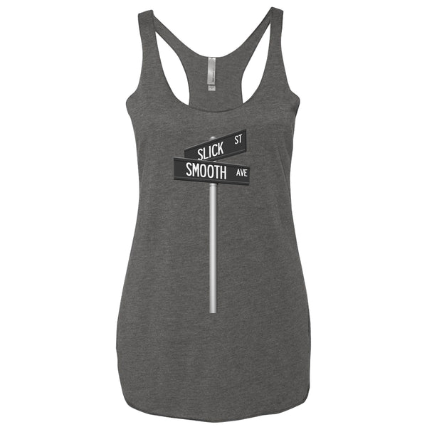 Acetown Street Sign Women's Racerback Tank Top