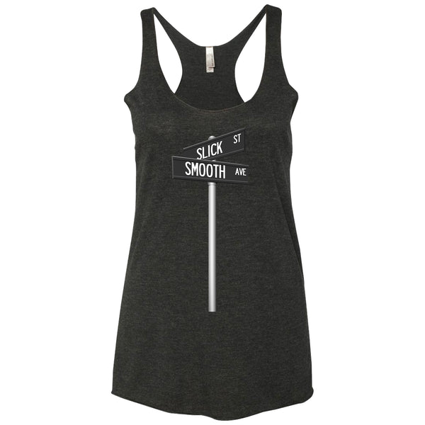 Acetown Street Sign Women's Racerback Tank Top