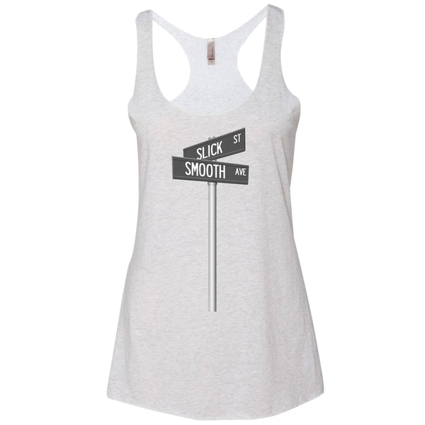 Acetown Street Sign Women's Racerback Tank Top