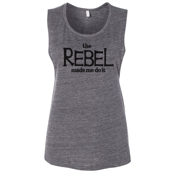 The Rebel Women's Muscle Tee (Runs a size smaller than usual)